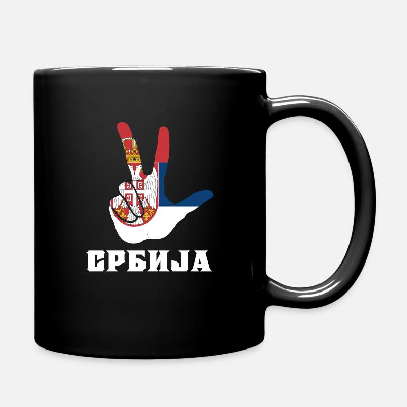 Serbie Balkans Bosnie Srbija Serbes cadeau - Mug uni - noir