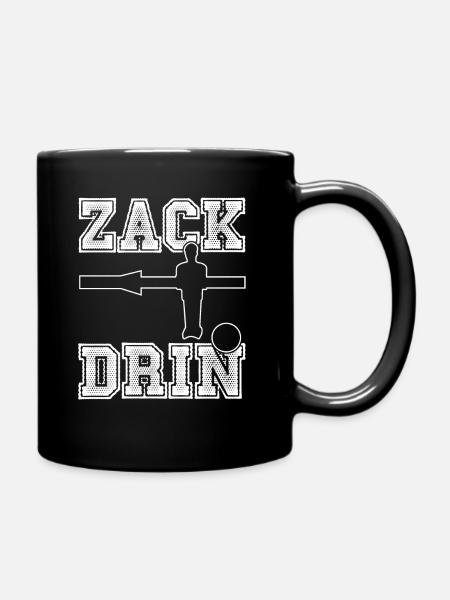 Tischkicker Spruch - lustig - Tasse einfarbig - Schwarz