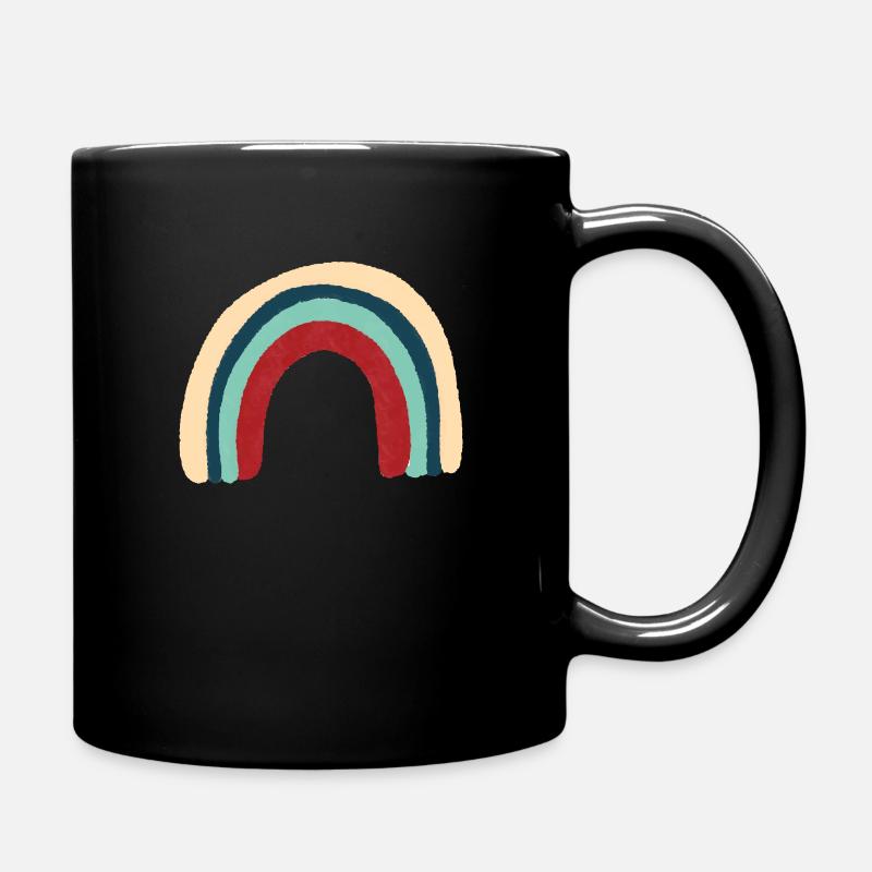 Rainbow - Full Colour Mug - black