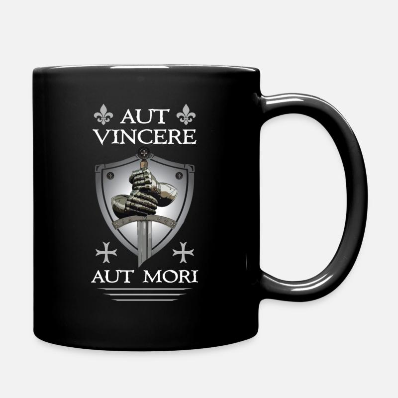 Croix des Templiers + Épée - Mug uni - noir