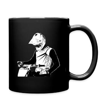 Motocross Design Enduro / Gift Idea - Full Colour Mug - black - Right