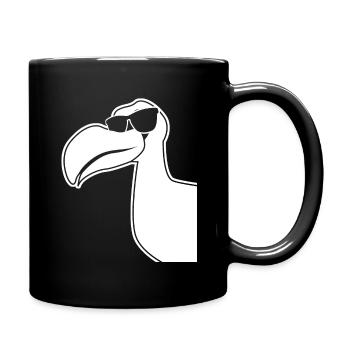 Dodos - Dodo mit Sonnenbrille - Tasse einfarbig - Schwarz - Rechts