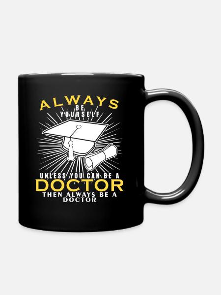Docteur doctorat doctorat disant - Mug uni - noir