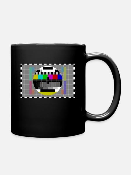 80er Jahre print - Tasse einfarbig - Schwarz