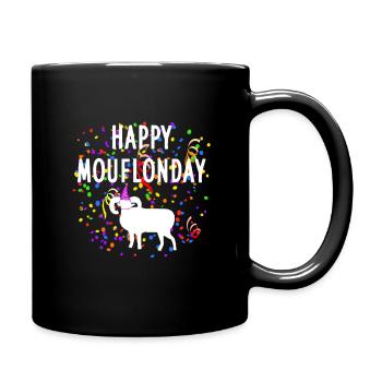 Cadeau de l’anniversaire de béliers enfants sauvages mouflons - Mug uni - noir - Droite