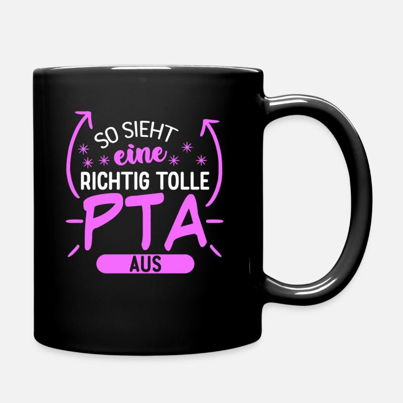 PTA Spruch lustiger Apotheken Witz - Tasse einfarbig - Schwarz