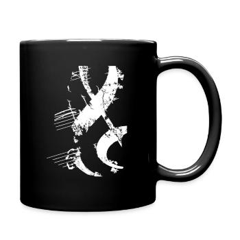 Sheet music passion - Full Colour Mug - black - Right