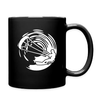 Kitesurf cadeau Kiteboarding Kitesurfer Gesche - Mug uni - noir - Droite