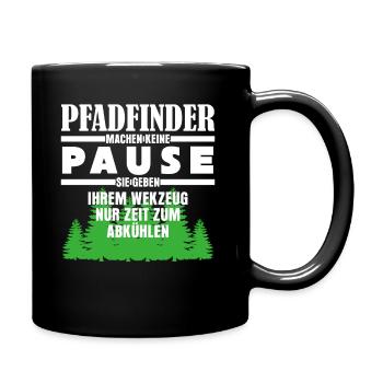 Rengaine scout - Pas de pause - Mug uni - noir - Droite