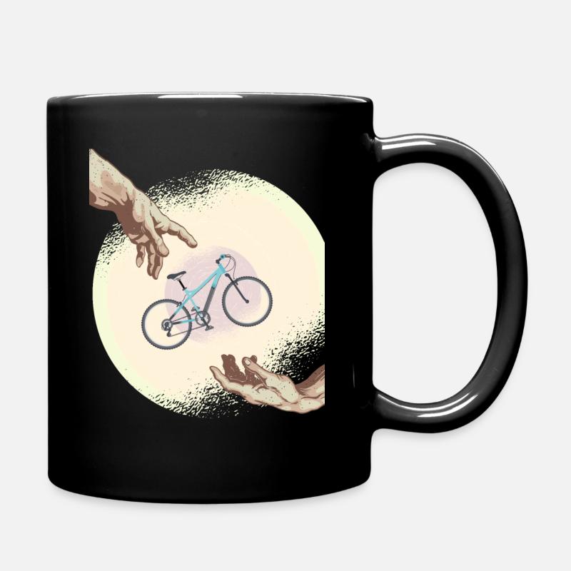 Creation of Bicycle - Full Colour Mug - black