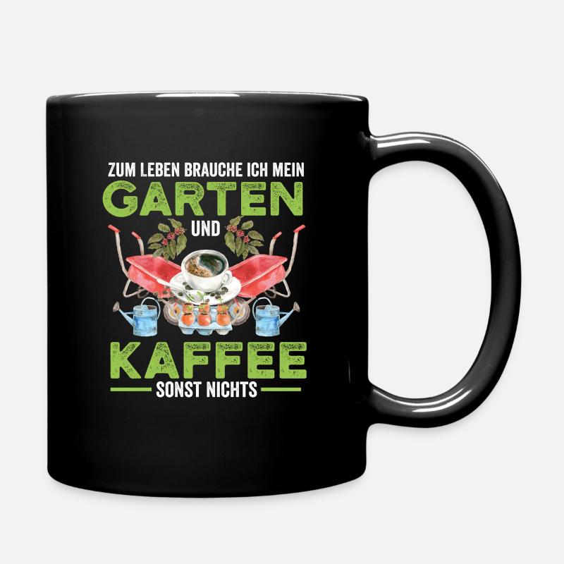 Gärtner Frühling Garten Sprüche Lustig Geschenk - Tasse einfarbig - Schwarz