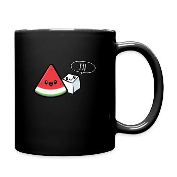 Watermelon Sugar Hi Funny Saying Women - Mug uni - noir - Droite