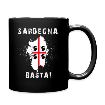 Sardinien Sardegna Urlaub Spruch - Tasse einfarbig - Schwarz - Rechts