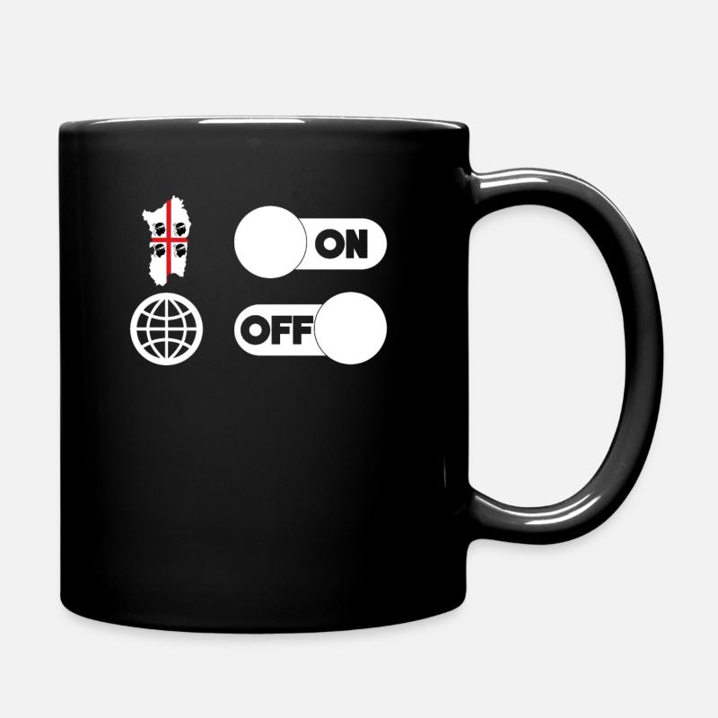Sardaigne - Sardegna ON et World OFF - Mug uni - noir