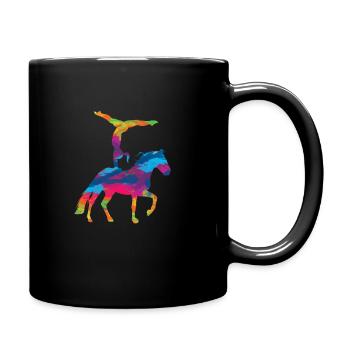 Voltigieren Chevau équestre équitation équitation équitation - Mug uni - noir - Droite