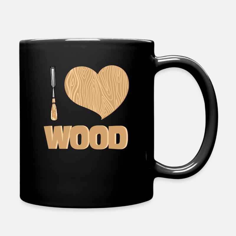 Carpenters Craftsman Woodworking Carpentry - Tasse einfarbig - Schwarz
