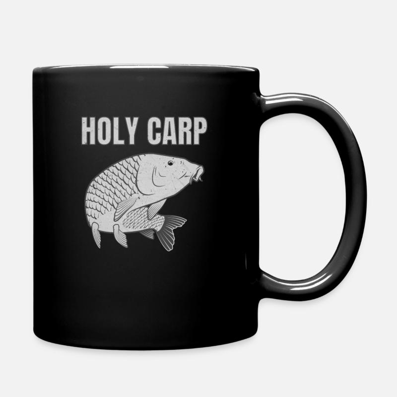 Holy Carp - Carpe Pêche Carpes - Mug uni - noir