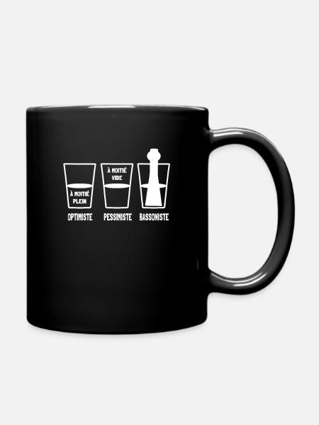 Bassoniste Basson Orchestre Cadeau - Mug uni - noir
