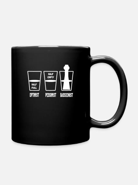 Bassoon Bassoonist Orchester Woodwind Instrument - Tasse einfarbig - Schwarz