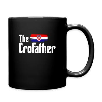 Croatie Drapeau Hrvatska Papa Jugo Père Balkan - Mug uni - noir - Droite