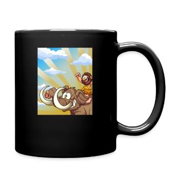 Mammut I Glacé i Cadeau d’éléphant i - Mug uni - noir - Droite