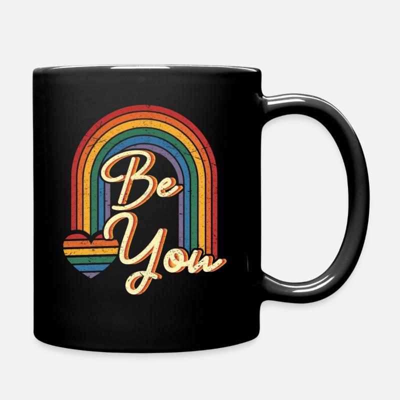 lgbtq pride month 2021 shirt be you - Tasse einfarbig - Schwarz