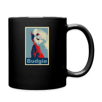 Perruche budgie image - Mug uni - noir - Droite
