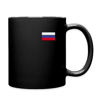 Russia coat of arms russian flag rossia country russian - Full Colour Mug - black - Right