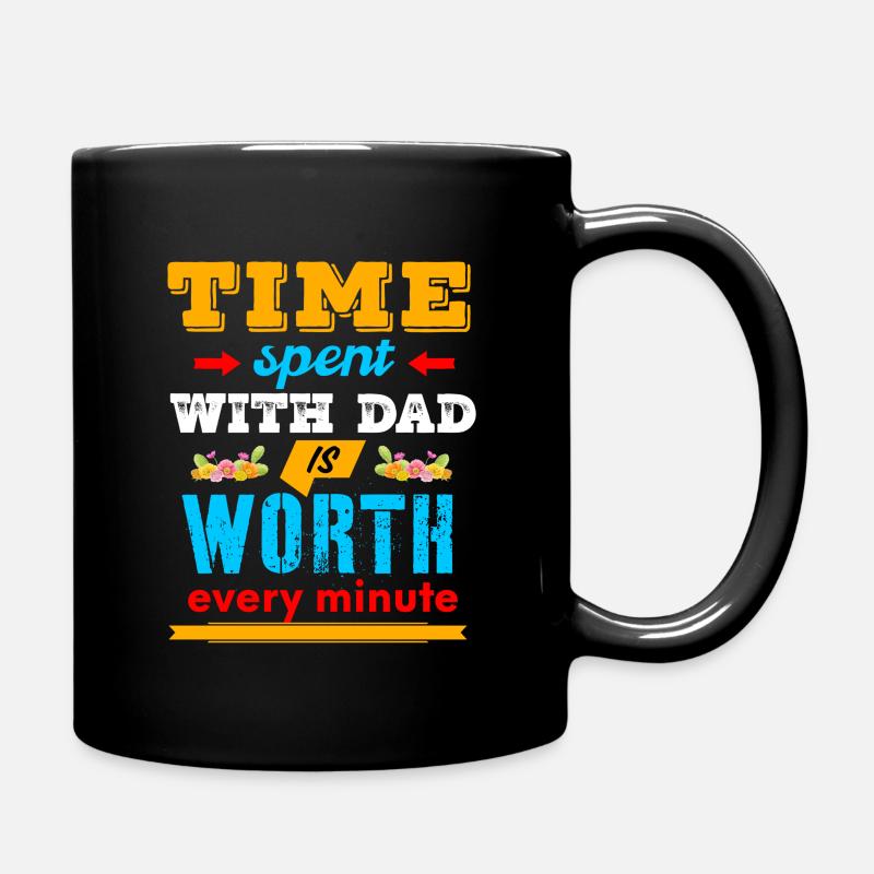 Father's Day, Father's Day, Father's Day, Father's - Full Colour Mug - black