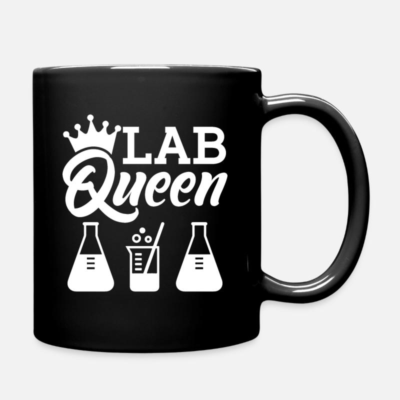 labor accessories - Lab queen - Tasse einfarbig - Schwarz