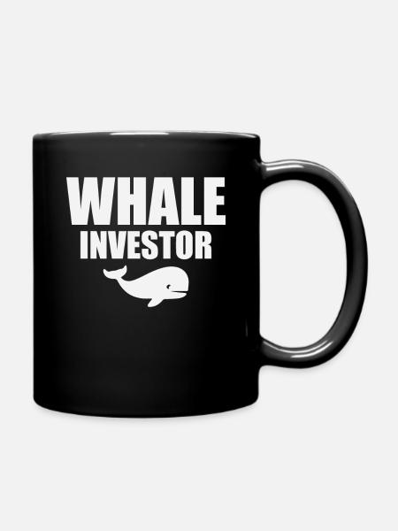 Whale Investor Bitcoin Cadeaux - Mug uni - noir