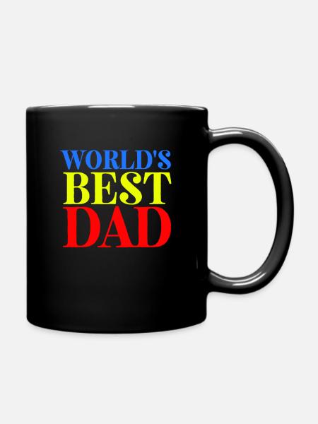 Father's Day, Father's Day, Father's Day, Father's - Full Colour Mug - black