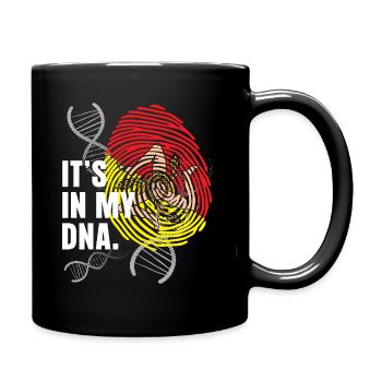 Sicile Sicilia drapeau - Mug uni - noir - Droite