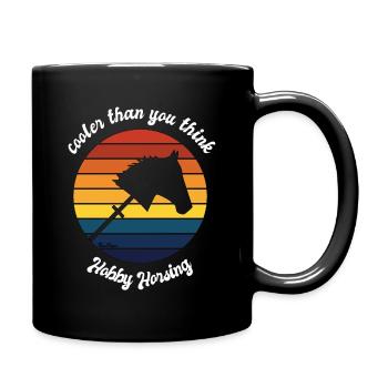 Hobby Horse cooler than you think Cheval de bataille - Mug uni - noir - Droite