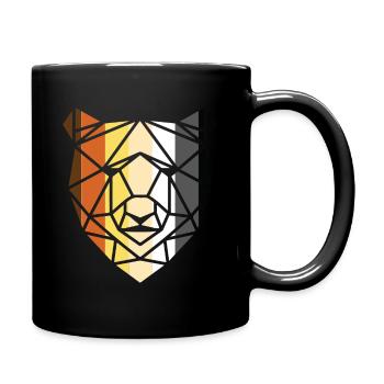 LGBT Homosexuell Gay Pride Monat Bär Bear - Tasse einfarbig - Schwarz - Rechts