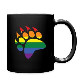 LGBT Homosexuell Gay Pride Monat Bär Bear - Tasse einfarbig - Schwarz - Rechts