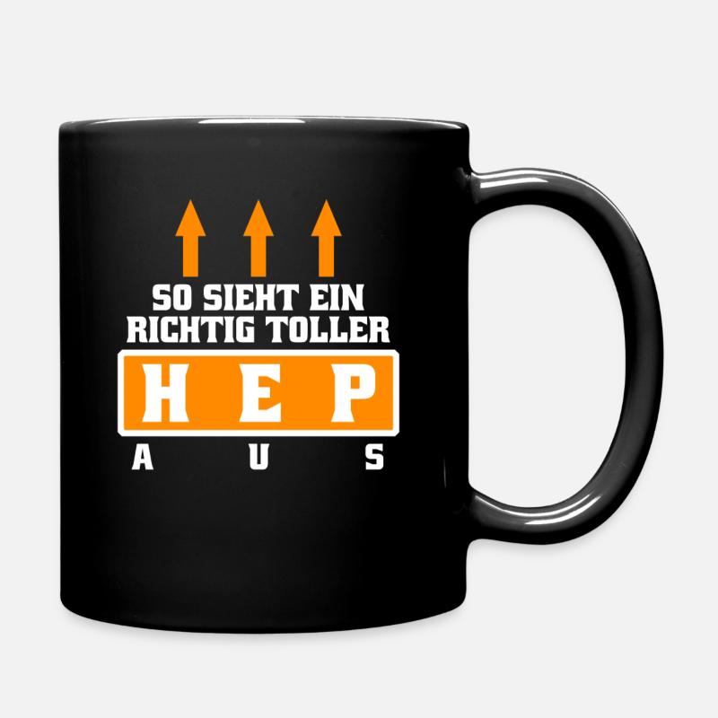Heilerziehungspfleger HEP Spruch - Tasse einfarbig - Schwarz