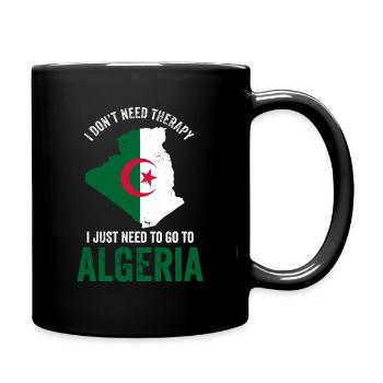 Algeria Flag Football Team Fan Gift - Full Colour Mug - black - Right
