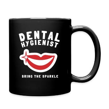 Dental Hygienist Dentistry RDH Dental Assistant - Full Colour Mug - black - Right