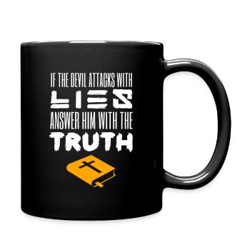 Jesus Jesus Jesus Christlich Christlich Christlich - Tasse einfarbig - Schwarz - Rechts