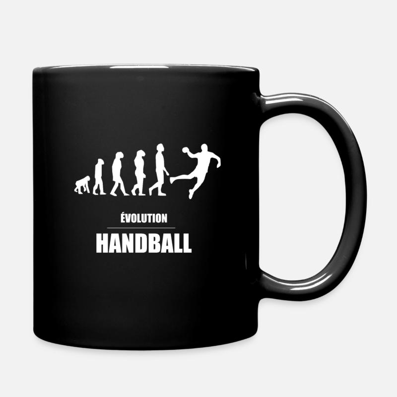 evolution handball - Mug uni - noir