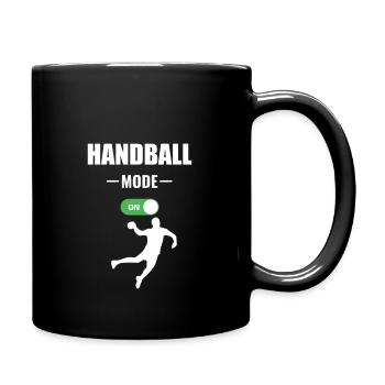 handball mode on - Mug uni - noir - Droite
