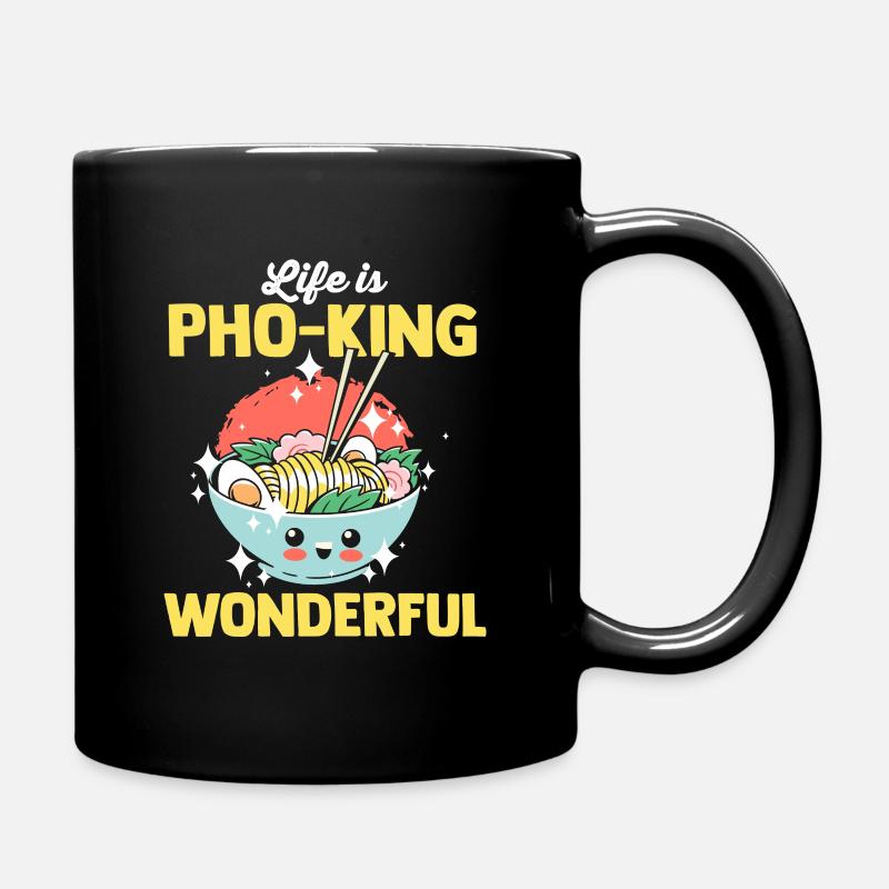 Das Leben ist Pho-King Ramen Anime Outfit - Tasse einfarbig - Schwarz