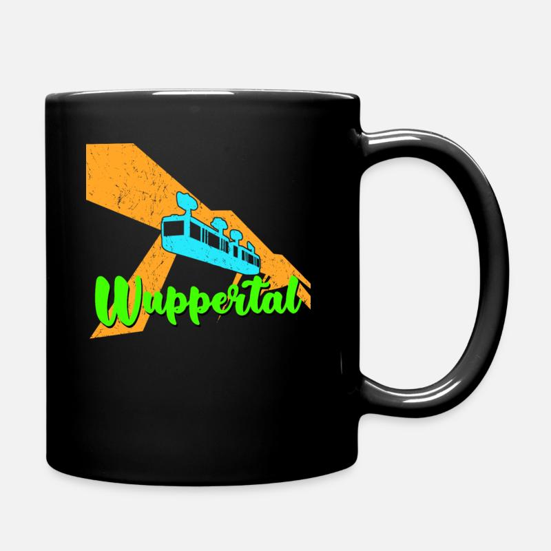 Wupptertaler Schwebebahn Bahn Wuppertal - Full Colour Mug - black