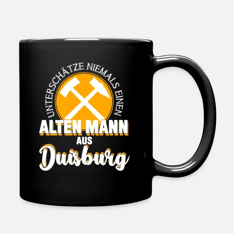 Duisburg Duisburger Duisburgerin - Tasse einfarbig - Schwarz
