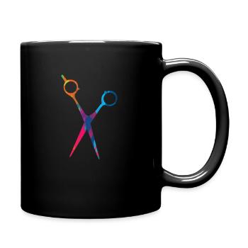 Coiffeur Coiffeur Coiffeur Coiffeur Salon de coiffure Cadeau - Mug uni - noir - Droite
