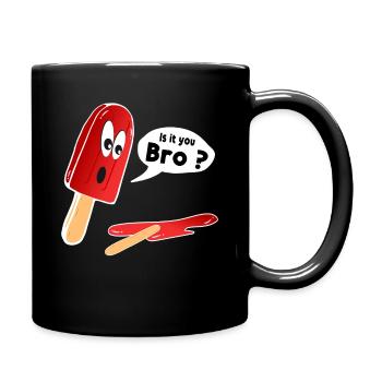 "Is it you Bro?" | Summer popsicles | popsicle - Full Colour Mug - black - Right