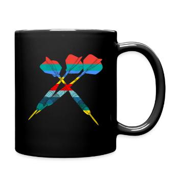 Fléchettes - Mug uni - noir - Droite