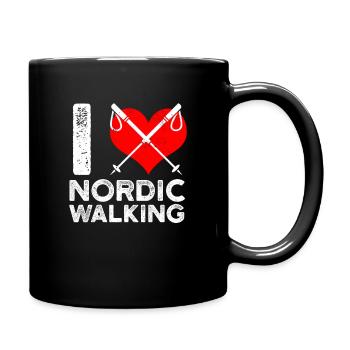Nordic Walking Stöcke Trekking - Mug uni - noir - Droite