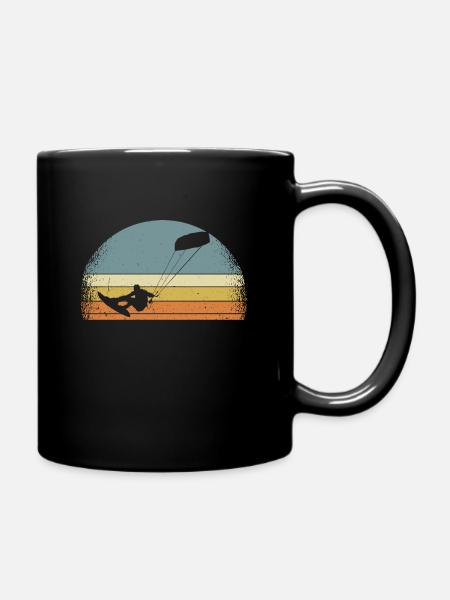 Kitesurf Kitesurf Kiten - Mug uni - noir